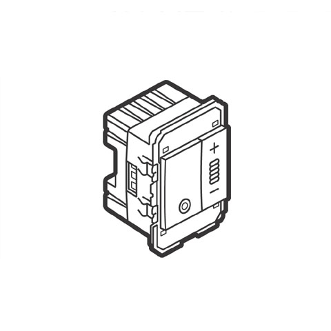 [574056] Legrand - 574056 - Arteor™ Push Button Dimmer 600W 2 Module Magnesium.