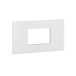 [575070] Legrand - 575070 - Arteor™ Plate British Standard square 3 Module 2-Gang Neutral White.