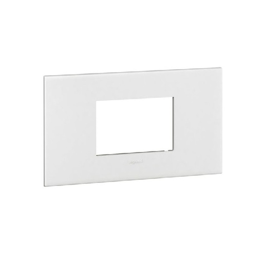 [575070] Legrand - 575070 - Arteor™ Plate British Standard square 3 Module 2-Gang Neutral White.