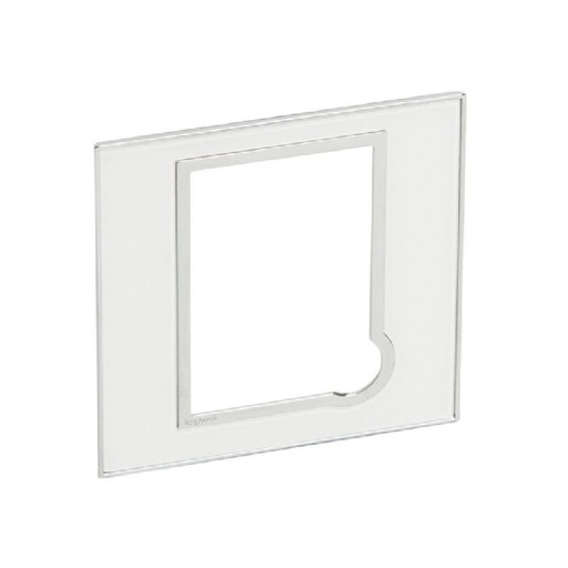 [575124] Legrand - 575124 - Arteor™ Plate British Standard square for fused connection unit Mirror White.