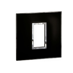 [575203] Legrand - 575203 - Arteor™ Plate British Standard square 1 Module Mirror Black.