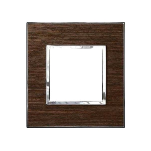 [575215] Legrand - 575215 - Arteor™ Plate British Standard for Square 2 Module & 1.2" touch screen 1-Gang Wenge Style.