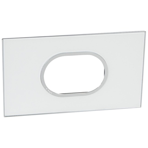 [575544] Legrand - 575544 - Arteor™ Plate British Standard Round 3 Module Mirror White.