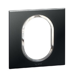 [575562] Legrand - 575562 - Arteor™ Plate BS Round 3 Modules 1-Gang Graphite.