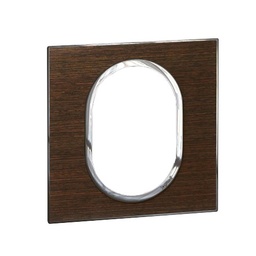 [575565] Legrand - 575565 - Arteor™ Plate British Standard for Round 2x2 Module 1-Gang Horizontal Neutral Wood Wenge.