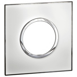 [575614] Legrand - 575614 -  Arteor™ Plate British Standard Round 2 Module Mirror White.