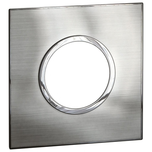 [575616] Legrand - 575616 - Arteor™ Plate British Standard Round 2 Module Stainless style.
