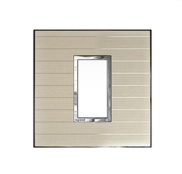 [576101] Legrand - 576101 - Arteor™ Plate British Standard for Square 1 Module 1-Gang Graphic Casual.