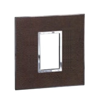 [576103] Legrand - 576103 - Arteor™ Plate British Standard for Square 1 Module 1-Gang Leather Club.
