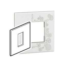 [576108] Legrand - 576108 - Arteor™ Plate British Standard for Square 1 Module 1-Gang Tattoo Edition 1.