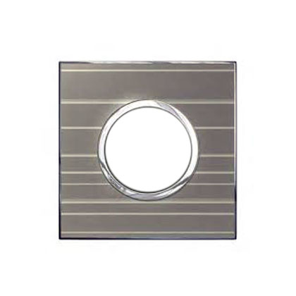 [576112] Legrand - 576112 - Arteor™ Plate British Standard for Round 2 Module 1-Gang Graphic Formal.