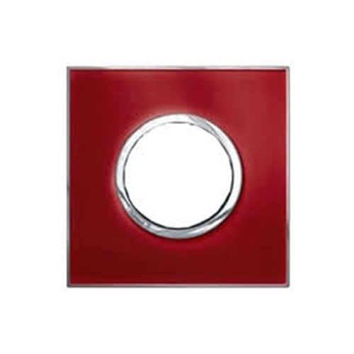 [576116] Legrand - 576116 - Arteor™ Plate British Standard for Round 2 Module 1-Gang Mirror Red.