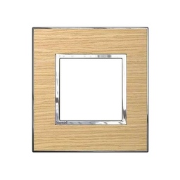 [576129] Legrand - 576129 - Arteor™ Plate British Standard for Square 2 Module & 1.2" touch screen 1-Gang Wood Light Oak.