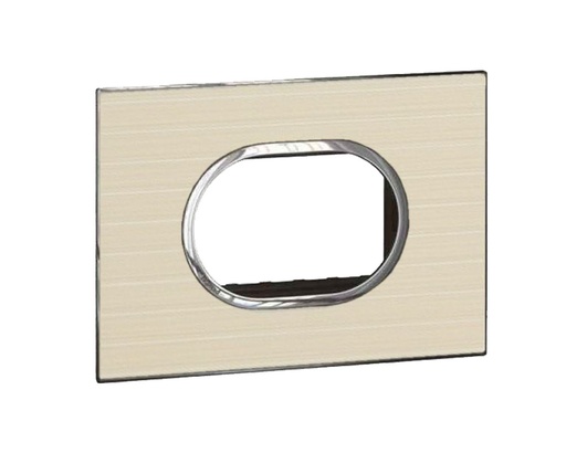 [576151] Legrand - 576151 - Arteor™ Plate British Standard Round 3 Module 2-Gang Graphic Casual.