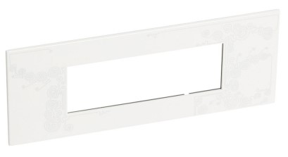 [576378] Legrand - 576378 - Arteor™ Plate British Standard Square for 6 Module Tattoo Edition 1.