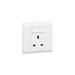 [617041] Legrand - 617041 - BELANKO 13A SWITCHED SOCKET 1 GANG 250V WHITE LEGRAND