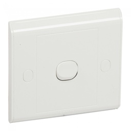 [617101] Legrand - 617101 - BELANKO 10A SWITCH 1 GANG 2 WAY SMALL ROCKER WHITE