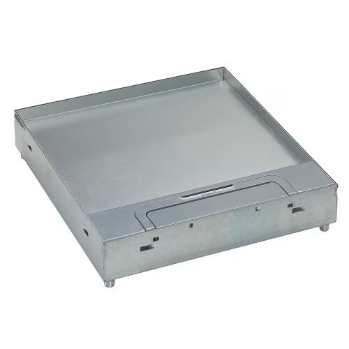 [689656] Legrand - 689656 - Lid & Trim Stainless Steel for Tiles/Marble, Single cable outlet power coated 8-15mm thickness.