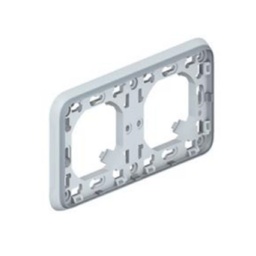 [069683] Legrand - 069683 - Plexo™ IP55 Mechanism Horizontal Flush Mounting support frames 2-Gang Grey.