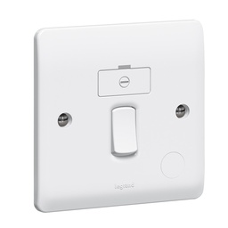 [730036] Legrand - 730036 - Synergy™ - Fused connection unit - Double pole switched + cord outlet - White