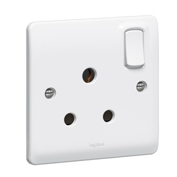 [730089] Legrand - 730089 - Synergy™ - Socket outlet - 1 gang switched - 15 A 250 V~ - White