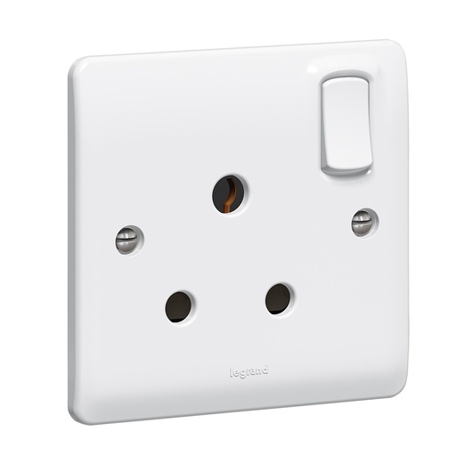 [730089] Legrand - 730089 - Synergy™ Socket outlet 1-Gang switched 15A 250V White.