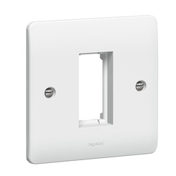[730091] Legrand - 730091 - Synergy™ Carrier plate for 1 Mosaic module - 1 gang - White