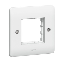 [730092] Legrand - 730092 - Synergy™ - Carrier plate - for 2 Mosaic modules - 1 gang - White