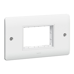 [730093] Legrand - 730093 - Synergy™ - Carrier plate - for 3 Mosaic modules - 2 gang - White