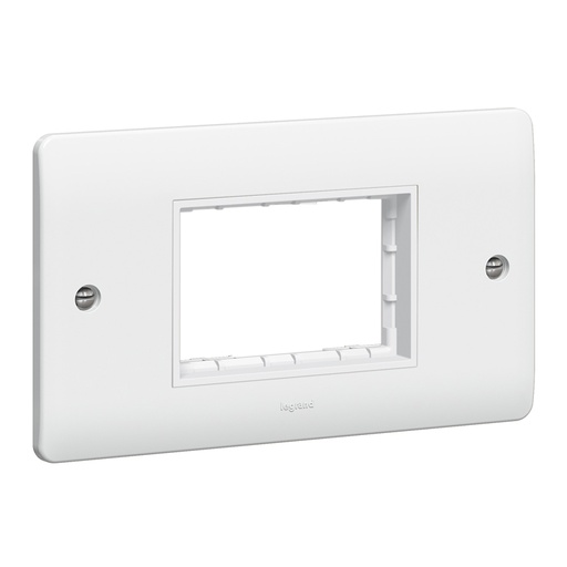 [730093] Legrand - 730093 - Synergy™ Carrier plate for 3 Mosaic modules - 2 gang - White