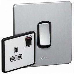 [731060] Legrand - 731060 - Skt Outlet 13A Swt 1-Gang Dp Twin.