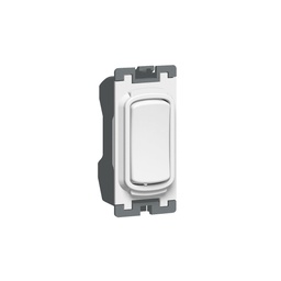 [735414] Legrand - 735414 - Synergy™ - Switch Grid module - 2 way retractive centre off - 20AX - 250V~ - White