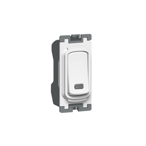 [735421] Legrand - 735421 - Synergy™ - Double pole switch Grid modules - with neon 20 AX 250 V~ - White