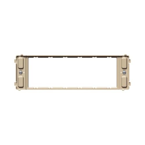 [735493] Legrand - 735493 - Synergy™ - Yoke - for 6 Grid modules - 3 gang - for White, st. steel, satin brass