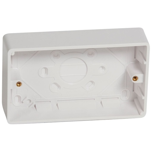 [736410] Legrand - 736410 - Synergy™ - Surface mounting box - 2 gang - 35 mm deep - Plastic