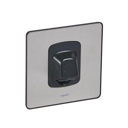 [832019] Legrand - 832019 - Synergy™ Sleek - Cable outlet 20A - Brushed Stainless Steel