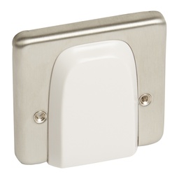 [833026] Legrand - 833026 - Synergy™ Authentic - Cable outlet 45A - Brushed Stainless Steel