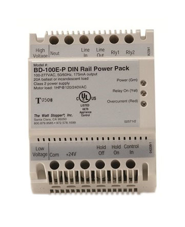 [BD-100E-P-XP] Legrand - BD-100E-P-XP - Power Pack, DIN RCL, 120/230/277 VAC, 50/60 Hz, 24 VDC, 150mA.