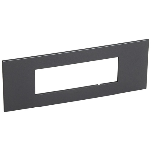 [575372] Legrand - 575372 - Arteor™ Plate British Standard Square for 6 Module Graphite.
