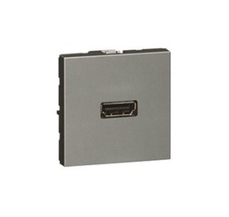 [572785] Legrand - 572785 - Arteor™ HDMI 1.3 Socket Screw-Type 2 Module Magnesium.