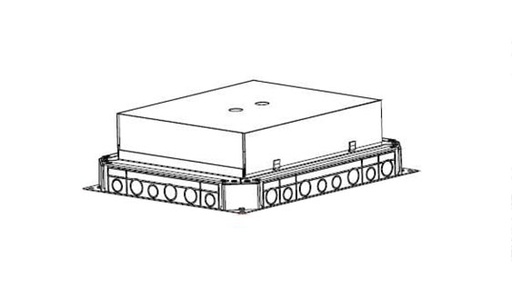 [689645] Legrand - 689645 - Screed floor backbox for ducting up to 300mm 4-Compartments.