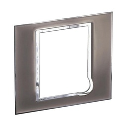 [576195] Legrand - 576195 - Arteor™ Plate British Standard Square for fused connection unit Mirror Taupe.