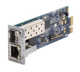 [AMG260B-1G-1S] AMG - AMG260B-1G-1S - Industrial Media Converter Blade Card 1-Port RJ45 10/100/1000Base-Tx, 1-Port SFP 100/1000Base-Fx, DIP-Switch, Blade Mount 1-Slot, (-40° to +75°c), Blade Rack Power Input.