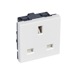 [678148] Legrand - 678148 - Mosaic™ IP40 British Standard Socket outlet 2-Module Flush-Mount Anti-Bacterial White.