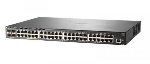 [JL262A *Used] HPE Aruba - JL262A *Used - 2930F-48G-PoE+ Switch 48-Port (10/100/1000) PoE+, 4-Port SFP, PoE Power 370 W.